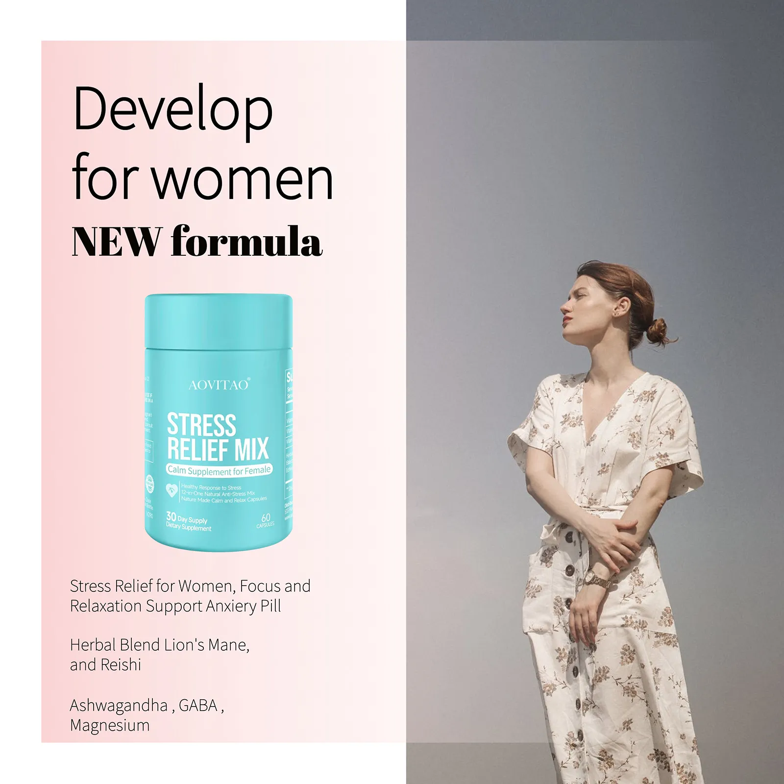 Ashwagandha Women's Stress Supplement