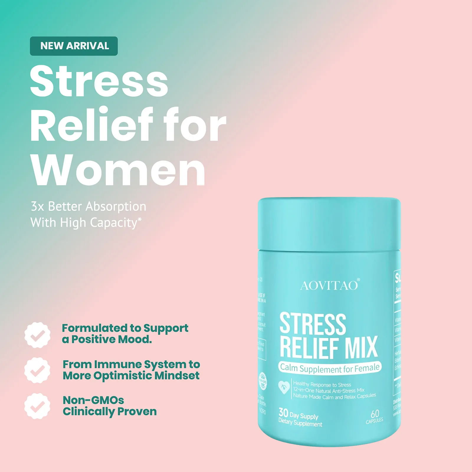 Ashwagandha Women's Stress Supplement
