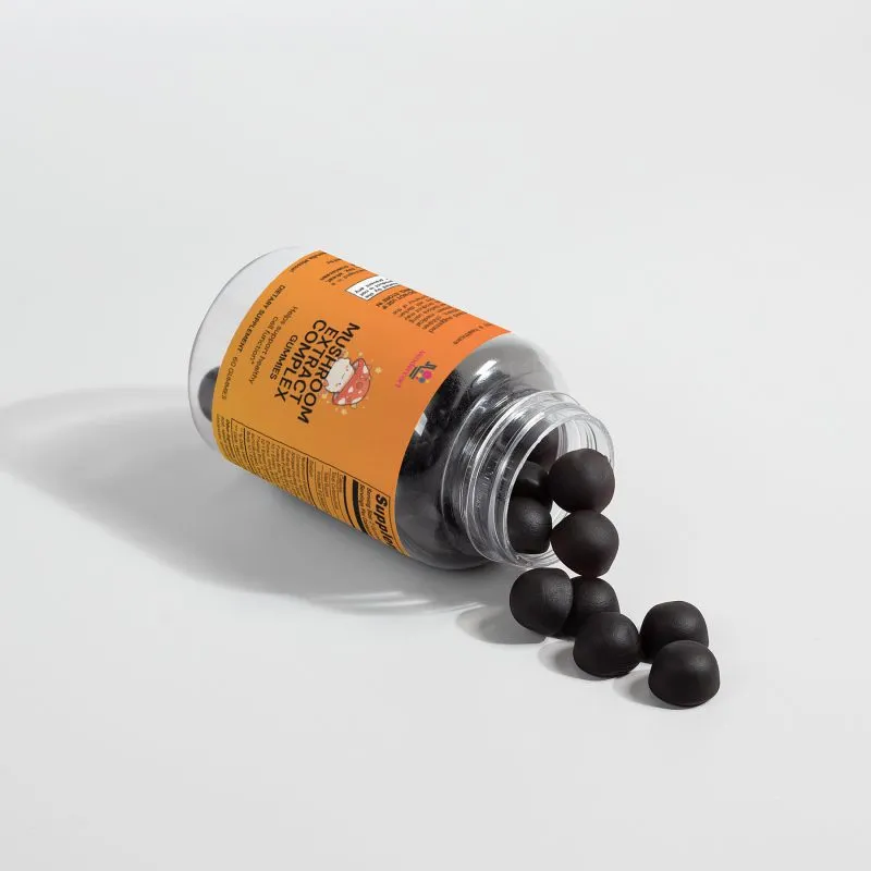 Raspberry Mushroom Gummies Supplement