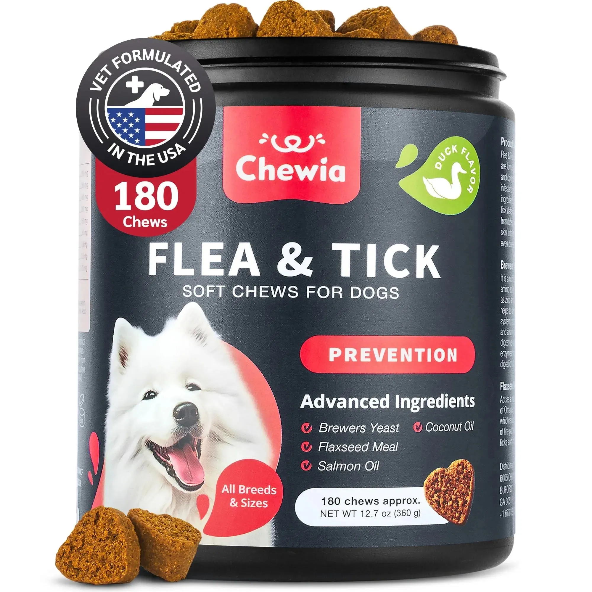 Natural Supplement of Dog for Flea and Tick Treatment Chews Supplement